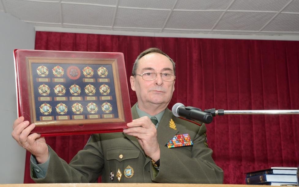 Выступление заместителя Председателя правления Клуба военачальников РФ генерал-лейтенанта Григорьева В.С. 27 января 2015 года в г. Медыни Калужской области