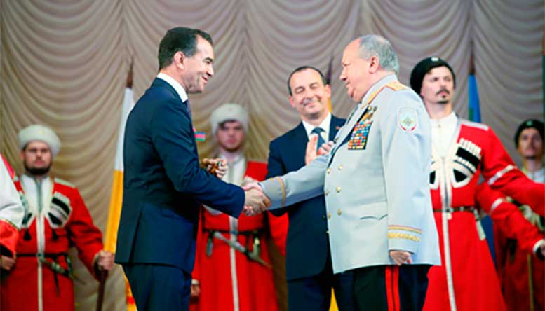 ГЕРОЯ ТРУДА КУБАНИ САПРУНОВА АЛЕКСАНДРА ГЕОРГИЕВИЧА ПОЗДРАВЛЯЕМ!